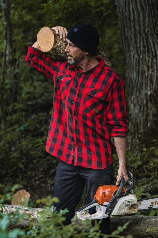 Men's Tough as Buck Heavyweight Flannel Shirt image number 2