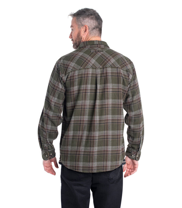 Men's Buck Camp Flannel Shirt image number 4