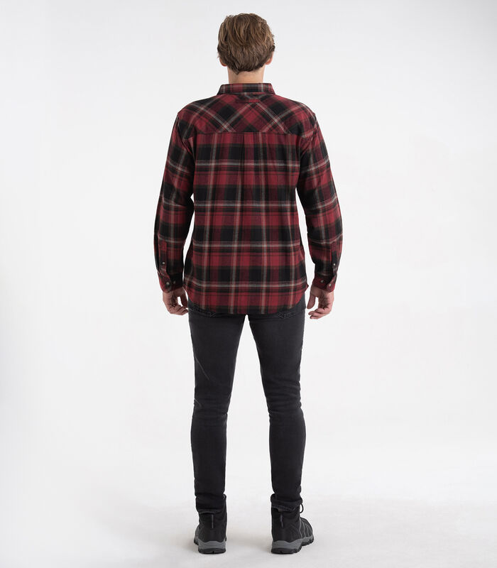 Men's Buck Camp Flannel Shirt image number 7