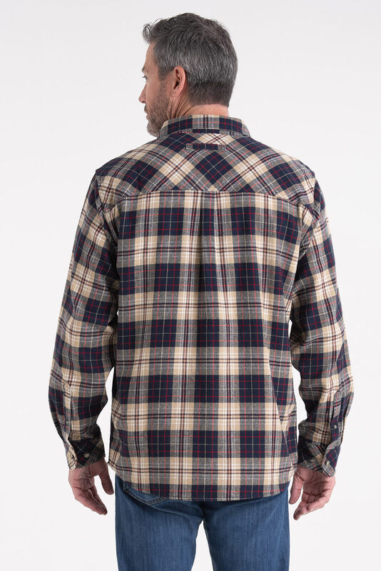 Men's Buck Camp Flannel Shirt image number 3
