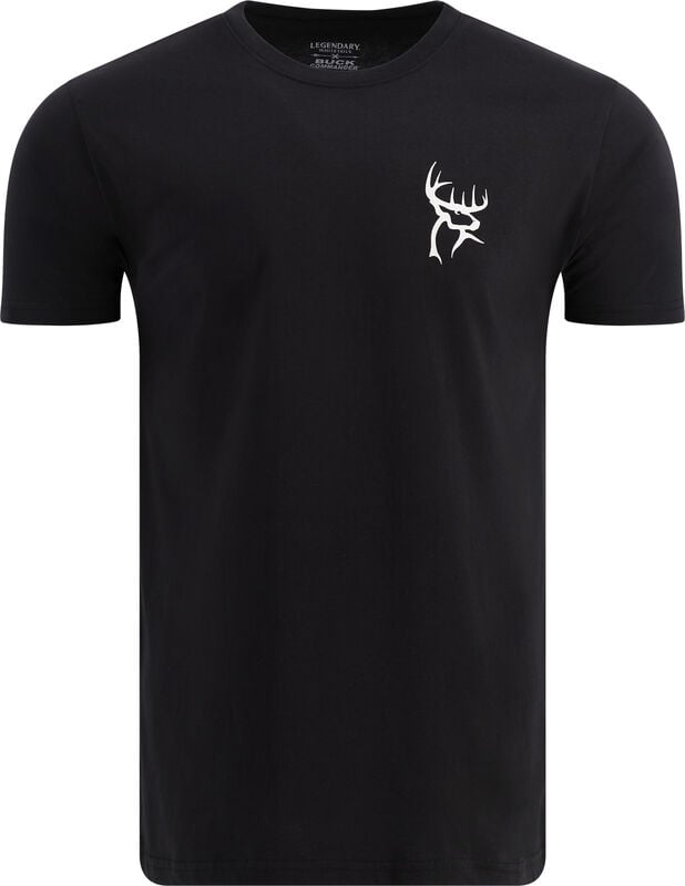 Men's Buck Commander Camo Filled Flag Short Sleeve T-Shirt image number 1