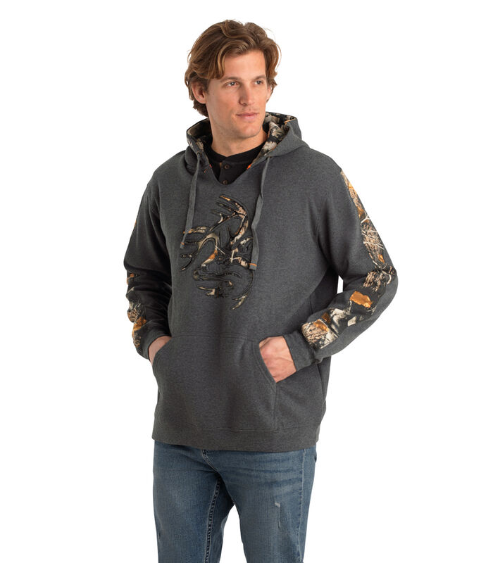 Men's Heavyweight Outfitter Camo Hoodie image number 3