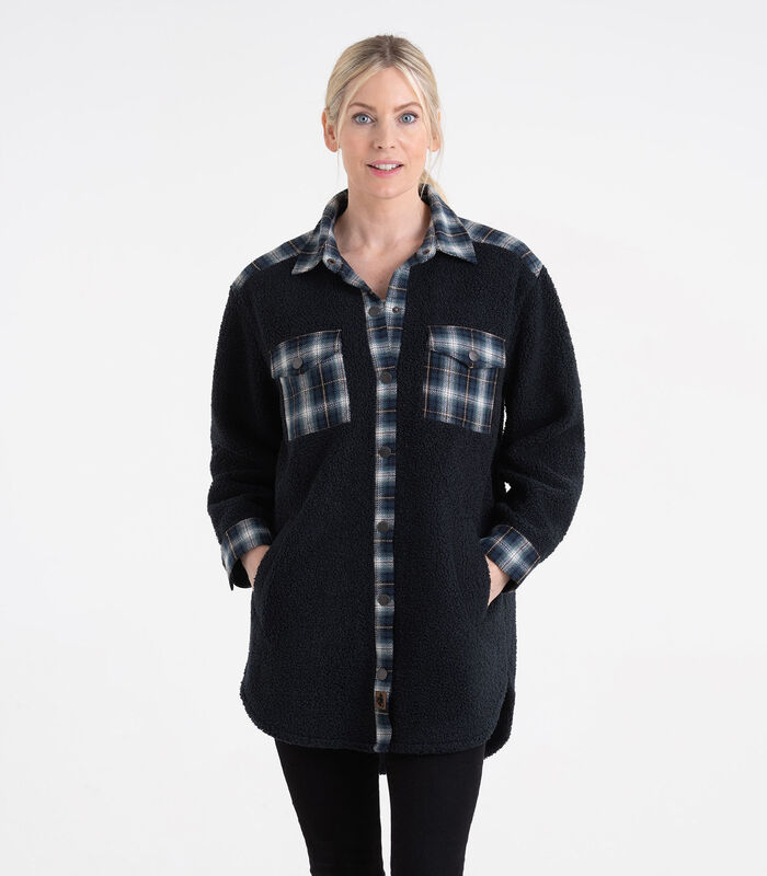 Women's Boucle Sherpa Shacket image number 2