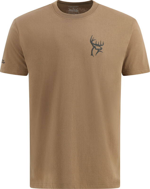 Men's Buck Commander Camo Filled Buck Short Sleeve T-Shirt image number 1
