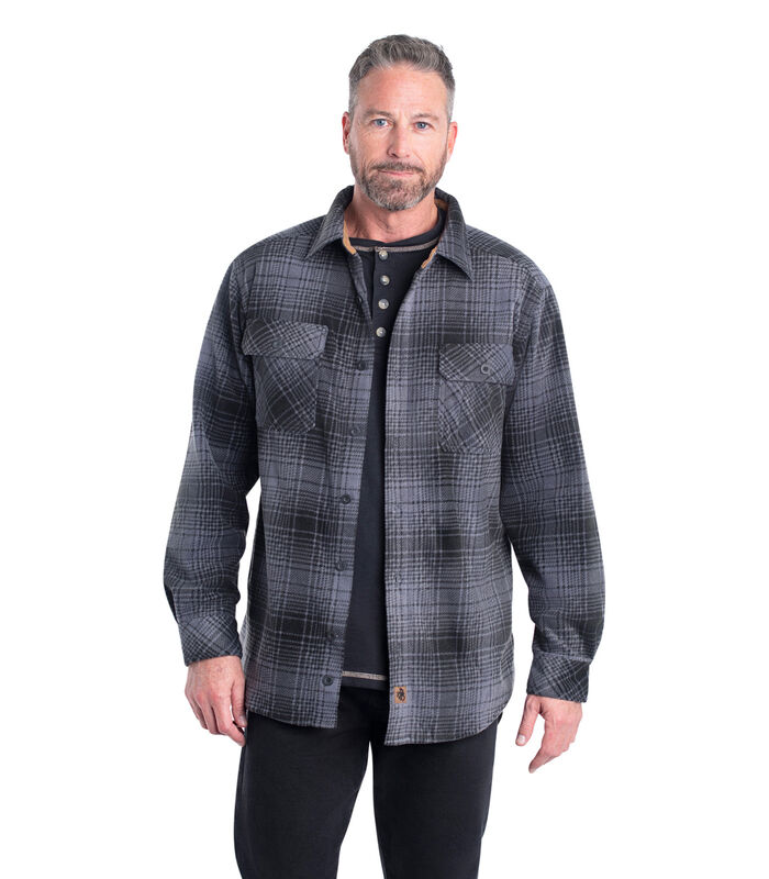 Men's Heavyweight Navigator Fleece Shirt image number 3
