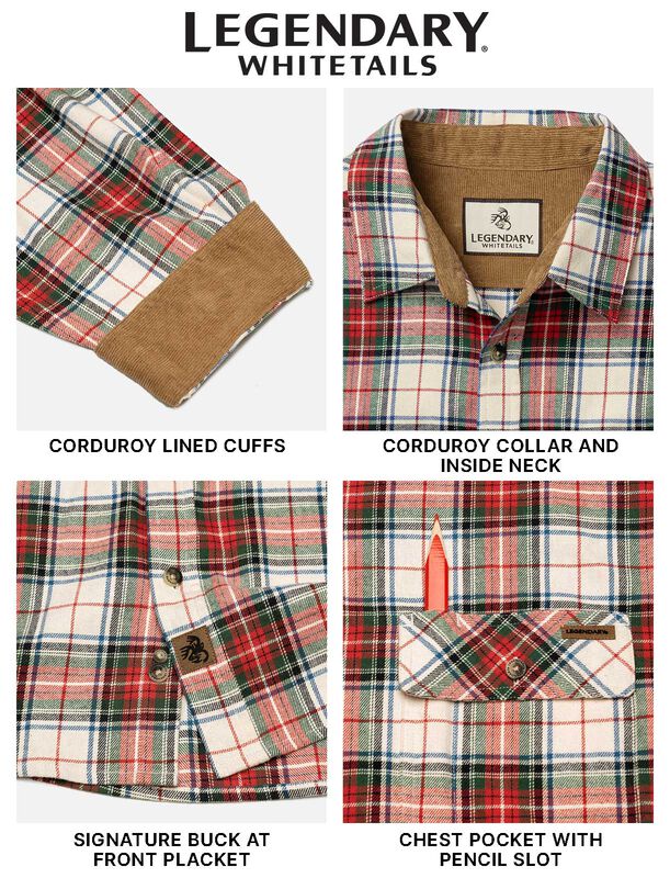 Men's Buck Camp Flannel Shirt image number 3