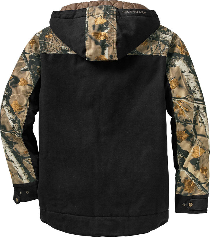 Men's Canvas Cross Trail Big Game Camo Workwear Coat image number 1