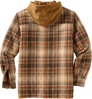 Men's Maplewood Hooded Flannel Shirt Jacket