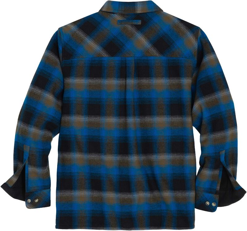 Men's Buck Camp Flannel Fleece Lined Shirt Jacket image number 1