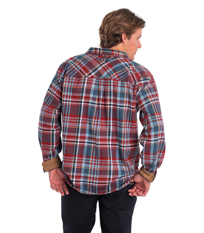Men's Buck Camp Flannel Shirt image number 4