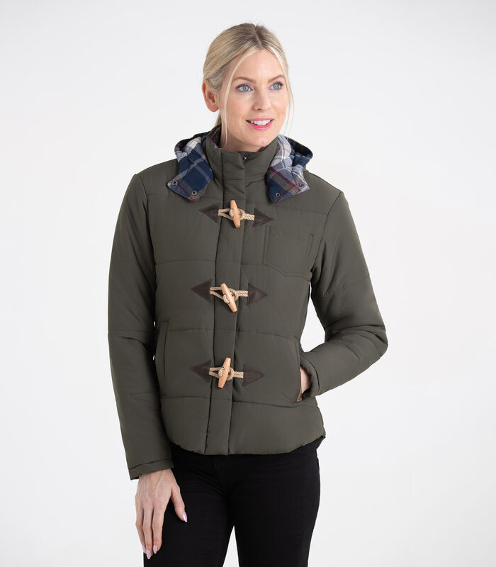 Women's Quilted Toggle Puffer Jacket image number 2