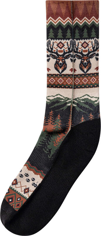 Men's Legendary Buck Forest Socks image number 1