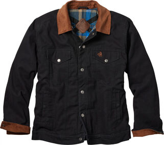 Men's Concealed Carry Hideout Flannel Lined Canvas Jacket