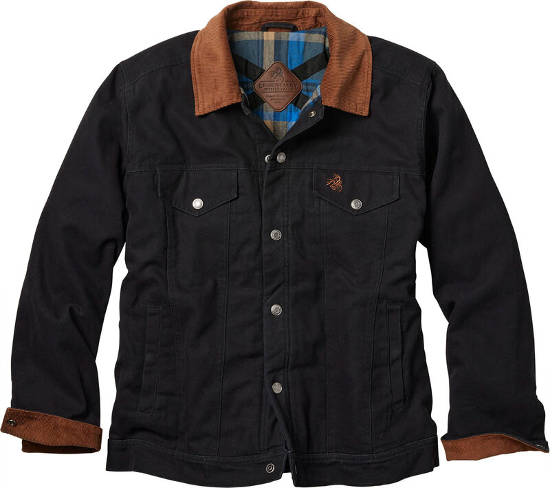 Men's Concealed Carry Hideout Flannel Lined Canvas Jacket image number 0