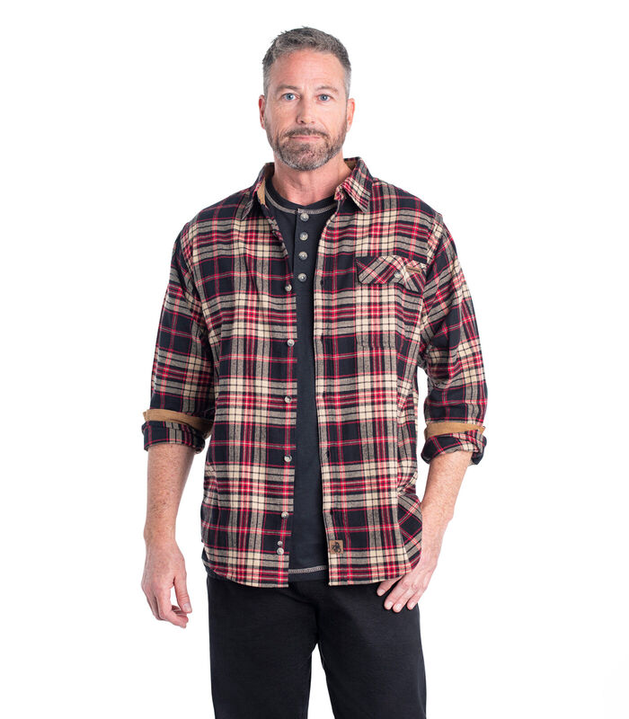 Men's Buck Camp Flannel Shirt image number 3