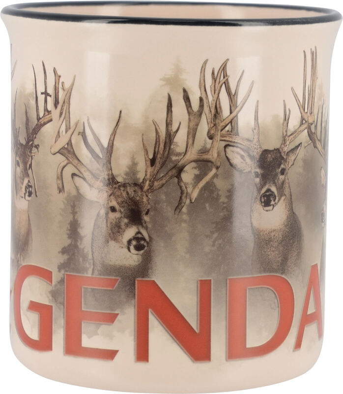 Antler Mug Holder With Two Piece Ceramic Mug Set image number 2