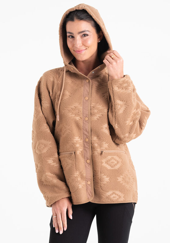 Women’s Legendary Outdoors Snap Front Fleece Jacket image number 2