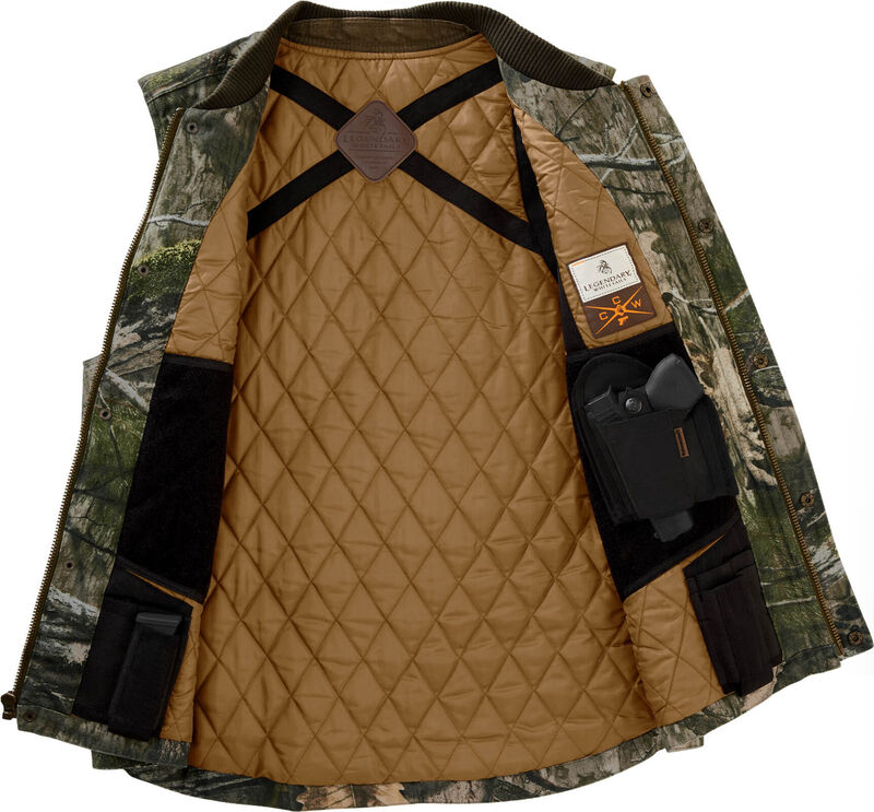 Men's Concealed Carry Canvas Cross Trail Vest image number 3