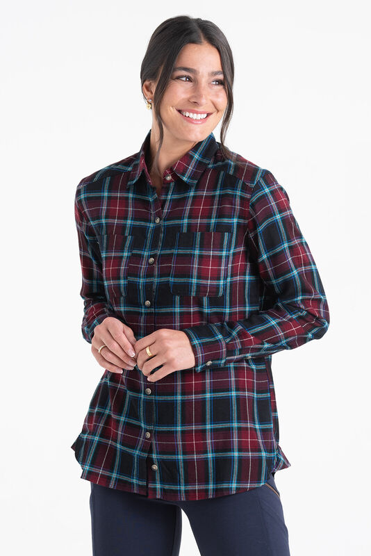 Women's Legendary Comfort Fit Flannel Shirt image number 2