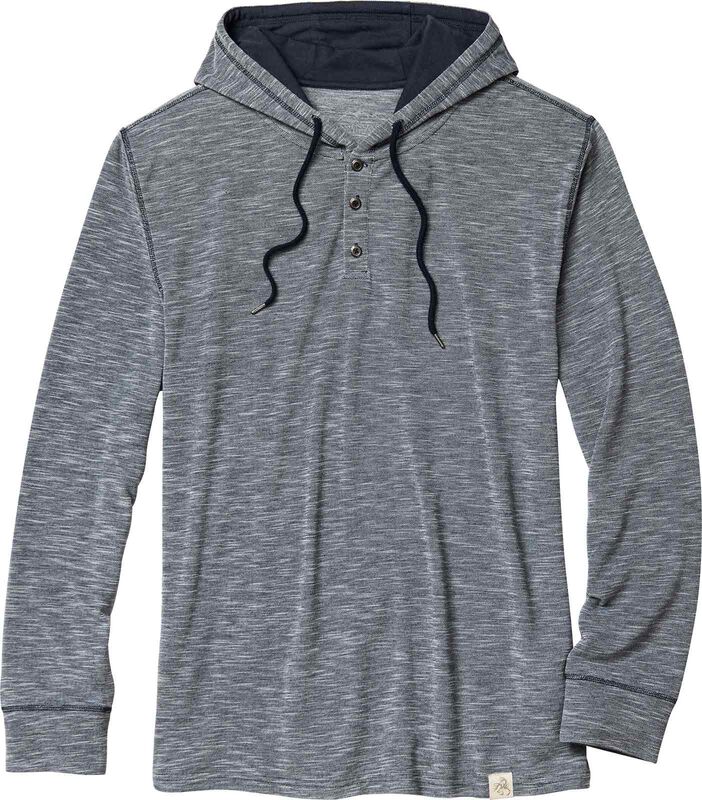 Men's Outdoors Hooded Pullover Performance Henley image number 0
