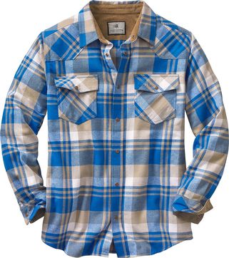Men's Shotgun Western Flannel Shirt