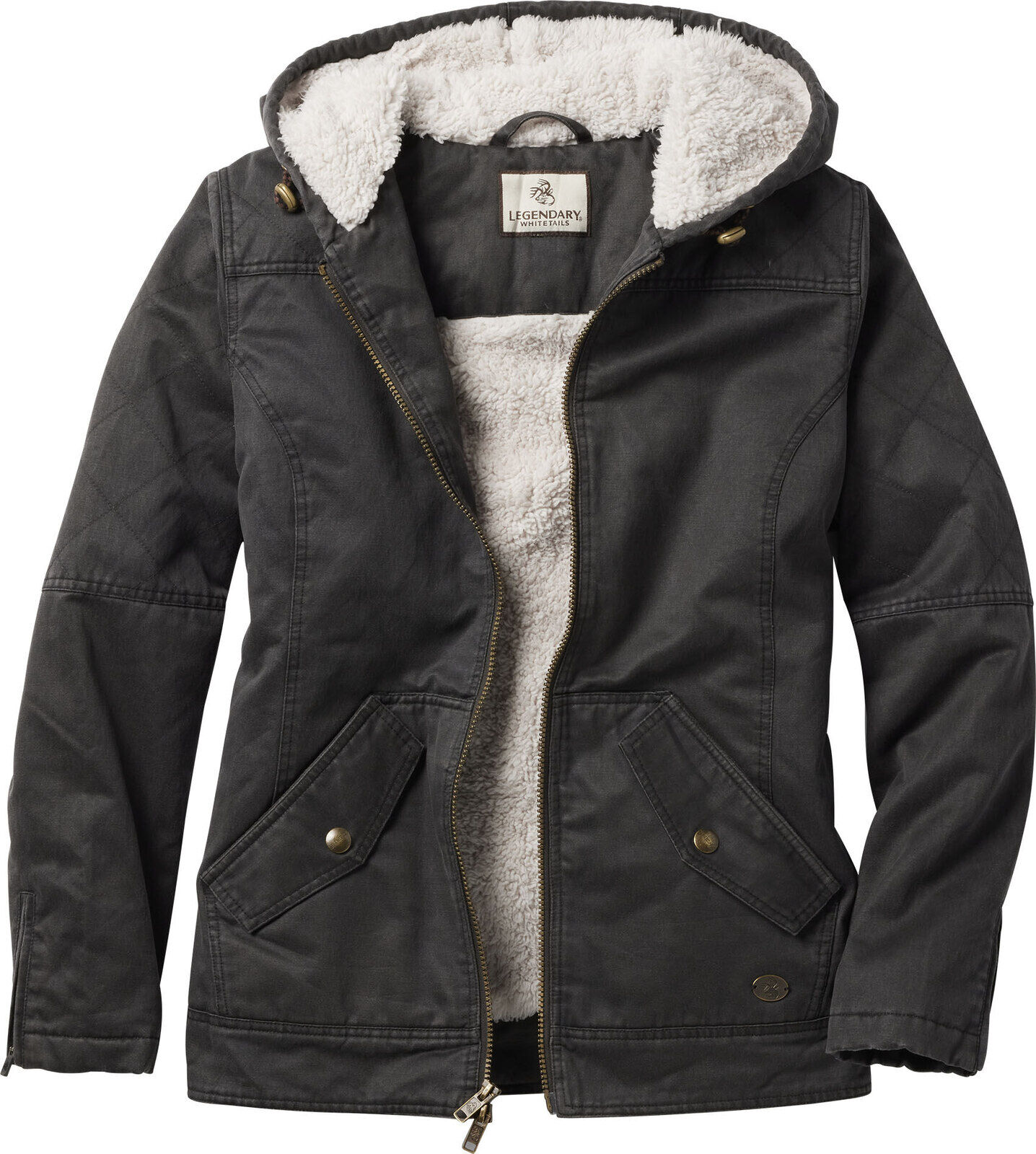 ジャケット・アウター Captains Helm Thinsulate URBAN WARMER Women's Berber Lined Hooded Jacket | Warm Hoodie Jacket