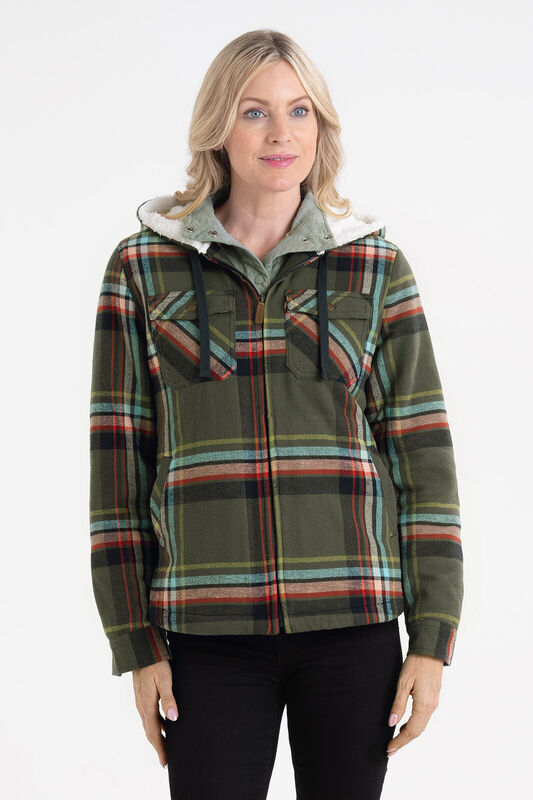 Women's Woodland Berber Shirt Jacket image number 2