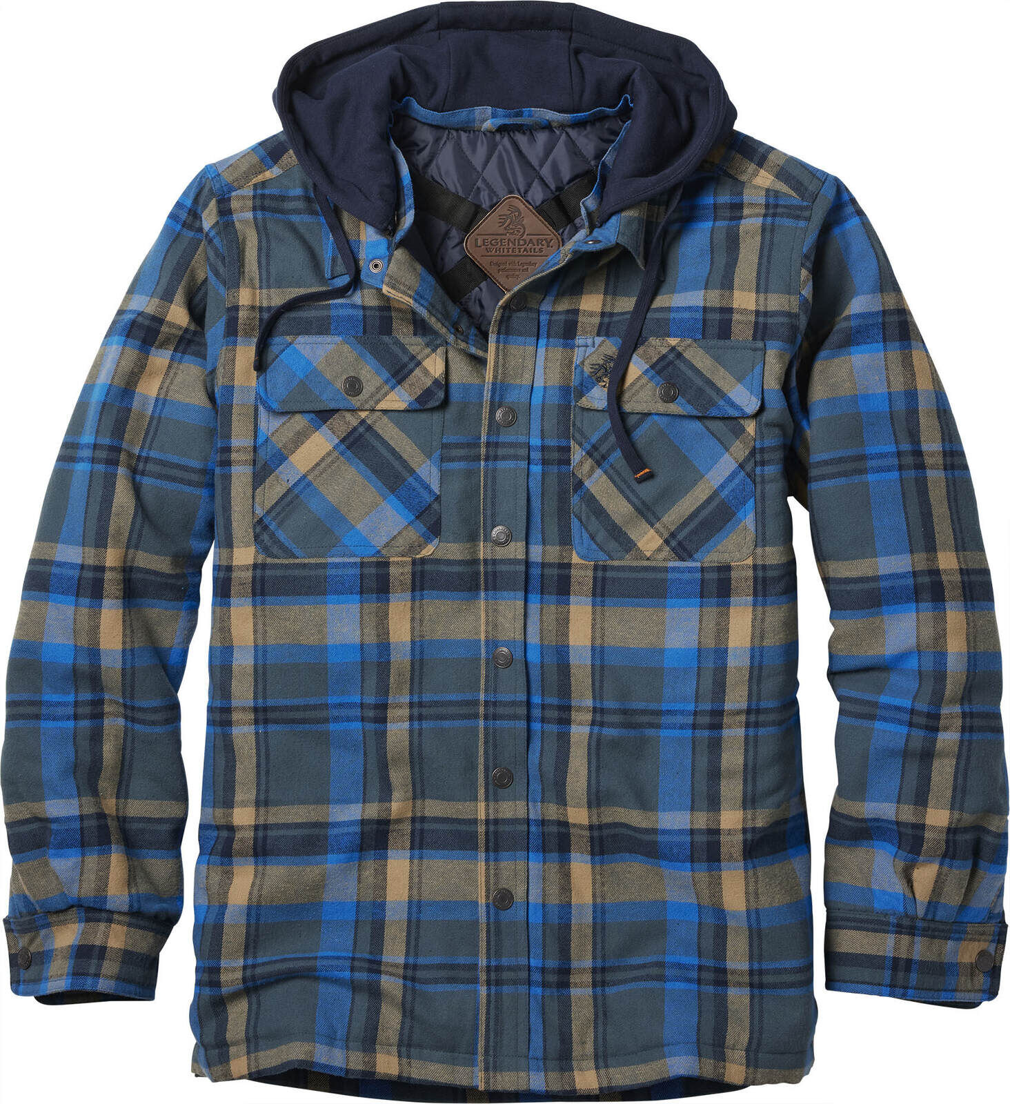 Men s Concealed Carry Maplewood Hooded Shirt Jacket