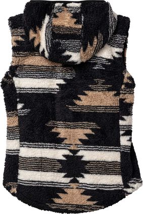 Women's Fuzzy Hide Fleece Hooded Vest