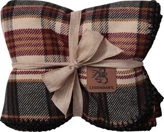 Cozy Wool Cabin Throw Blanket