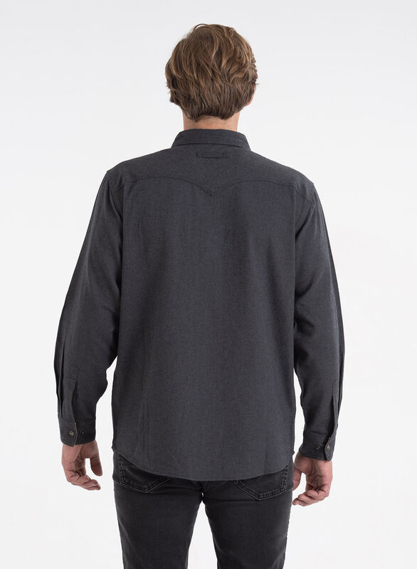 Men's Shotgun Western Flannel Shirt image number 3
