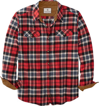 Men's Legendary Stretch Flannel Shirt Solid Heather