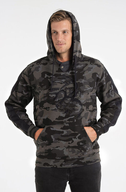 Men's Heavyweight Outfitter Camo Hoodie image number 3