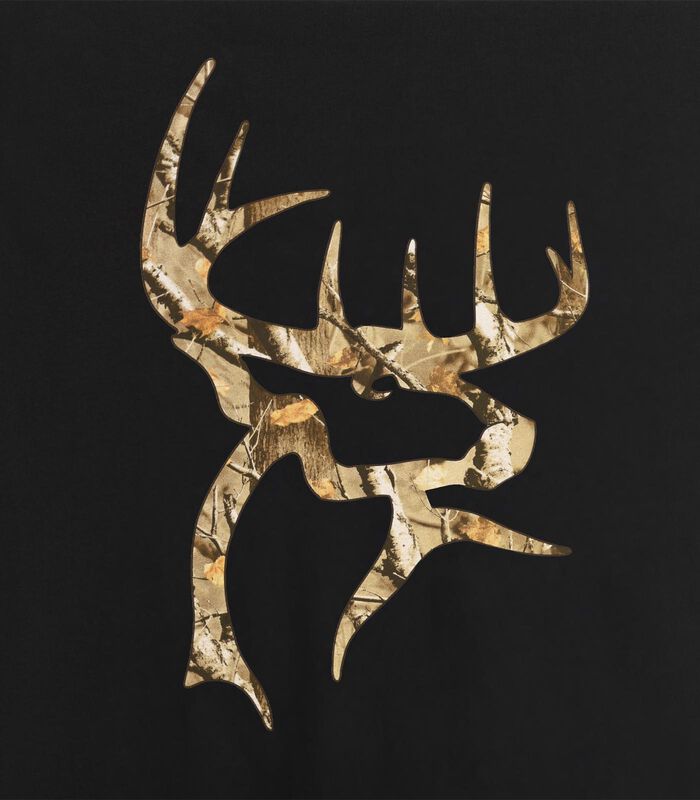 Men's Buck Commander Camo Filled Buck Short Sleeve T-Shirt image number 2