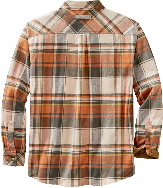 Men's Legendary Stretch Flannel Shirt Solid Heather image number 1