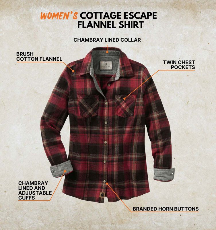 Women's Cottage Escape Flannel Shirt image number 2