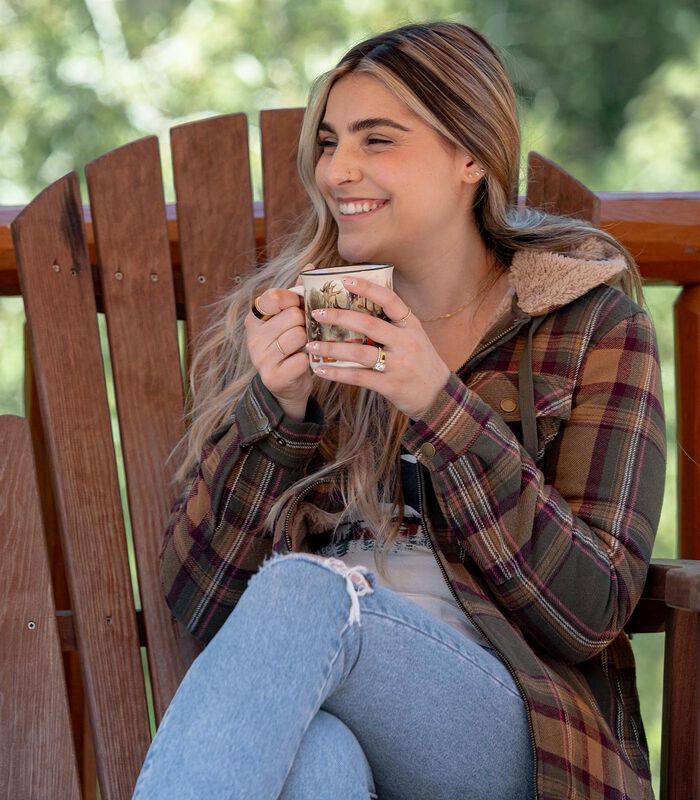 Women's Woodland Berber Shirt Jacket image number 3