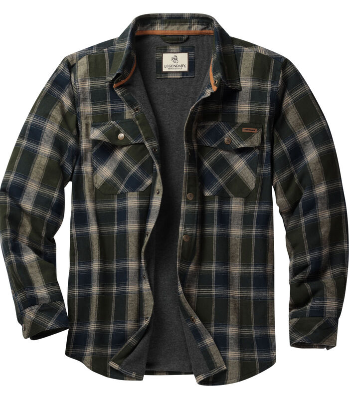 Men's Archer Thermal Lined Flannel Shirt Jacket image number 0