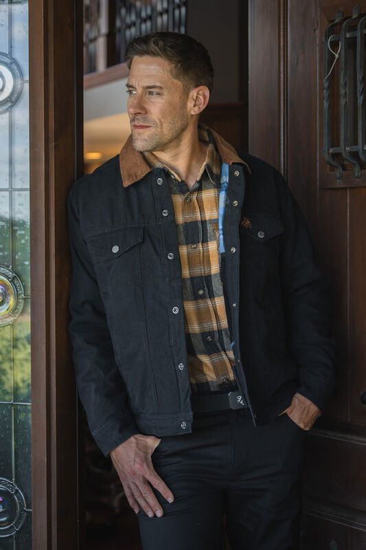 Men's Concealed Carry Hideout Flannel Lined Canvas Jacket image number 3