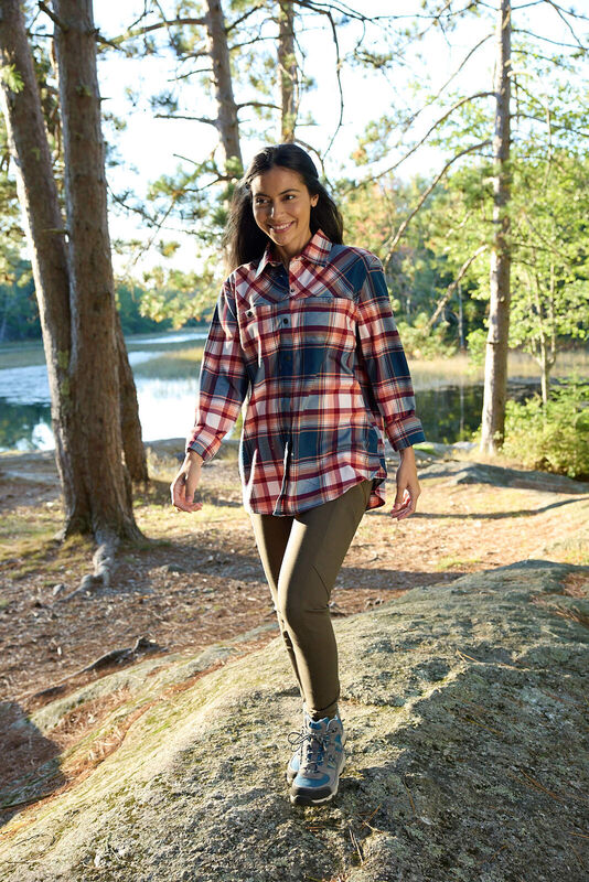 Women's Comfortable Performance Flannel Shirt image number 2