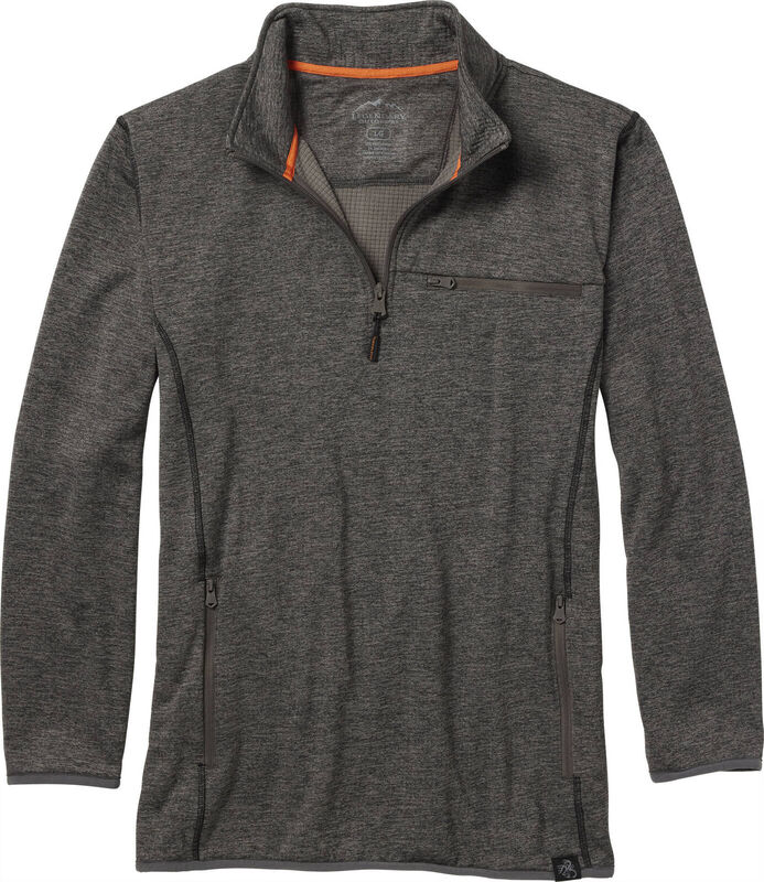 Legendary Outdoors Men's Grid Fleece Half Zip Pullover image number 0
