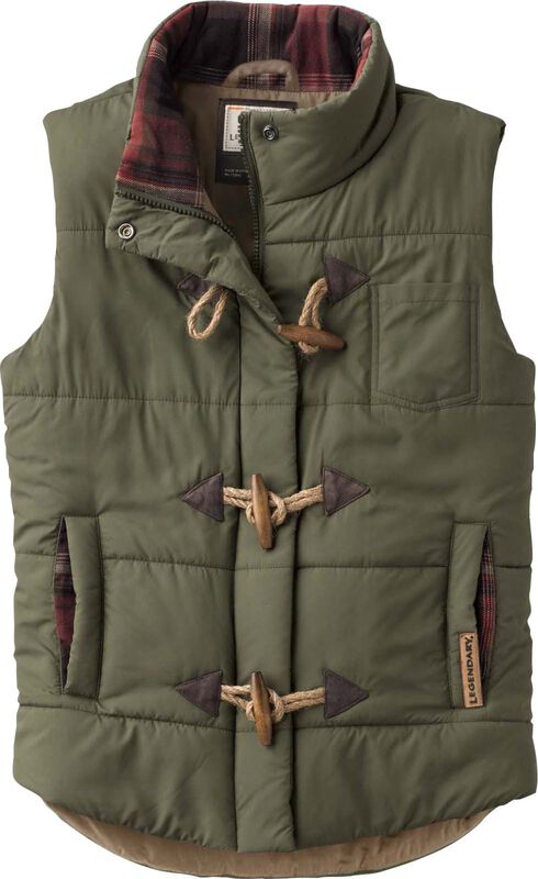 Women's Quilted Toggle Puffer Vest image number 0