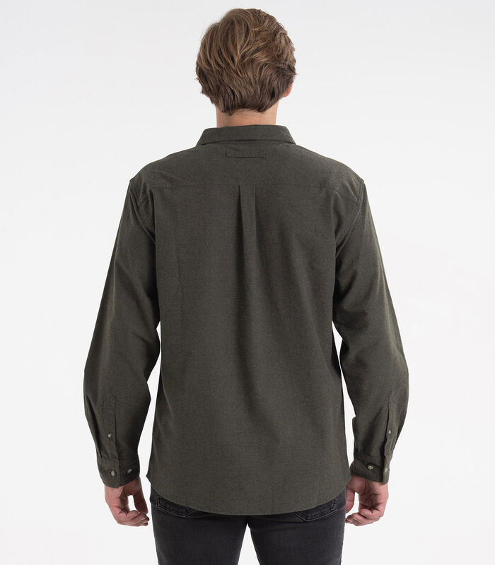 Men's Buck Camp Flannel Shirt image number 4
