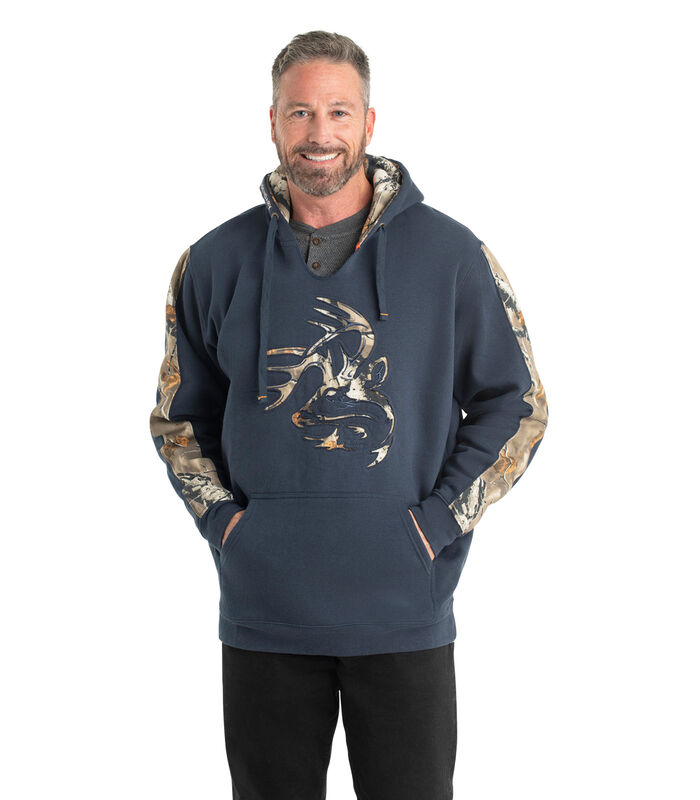 Men's Heavyweight Outfitter Camo Hoodie image number 3