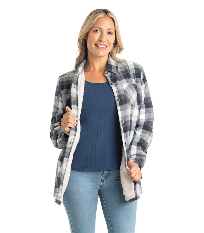 Women's Open Country Sherpa Lined Shirt Jacket image number 2
