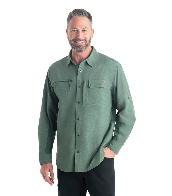 Men's Quick Drying Long Sleeve Fishing Shirt image number 2