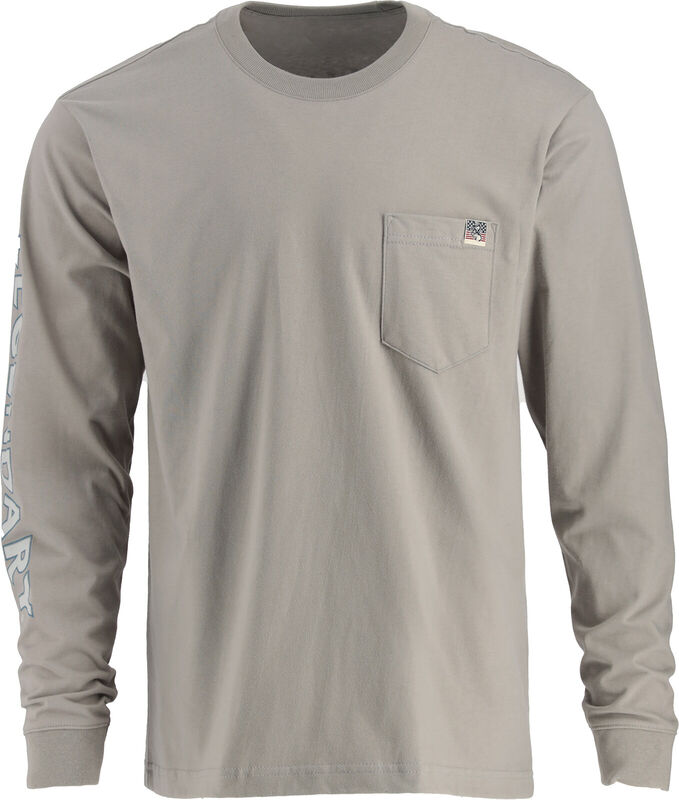 Men's Flag Stag LS T Shirt Made in the USA image number 1