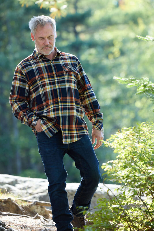 Men's Buck Camp Flannel Shirt image number 5