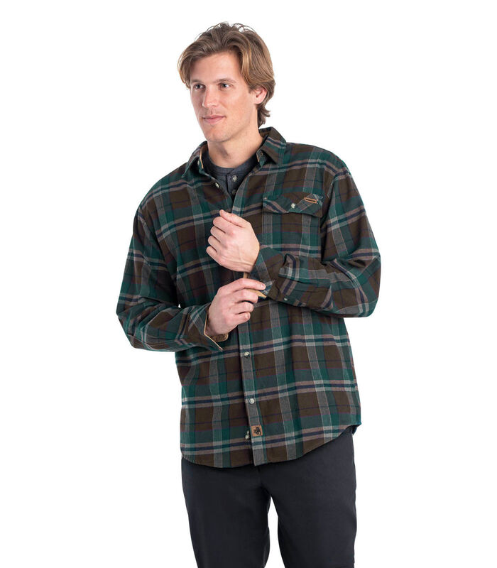 Men's Buck Camp Flannel Shirt image number 3