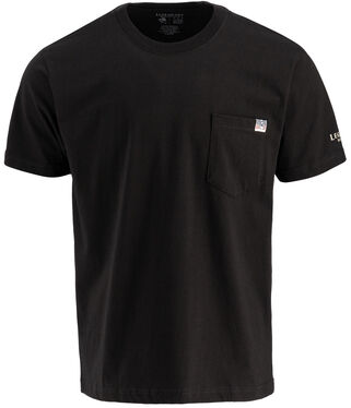 Men's Camo Buck Skull Pocket Short Sleeve T-Shirt